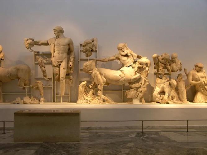 《阿波罗与半人马之战》古典时期(希腊)-雕塑作品欣赏(一百八十六)