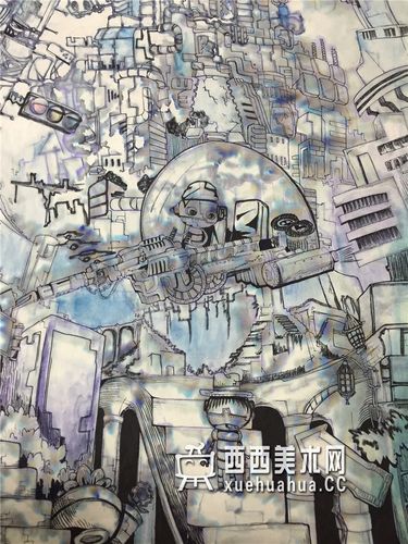 中学生获奖科幻画《未来》赏析