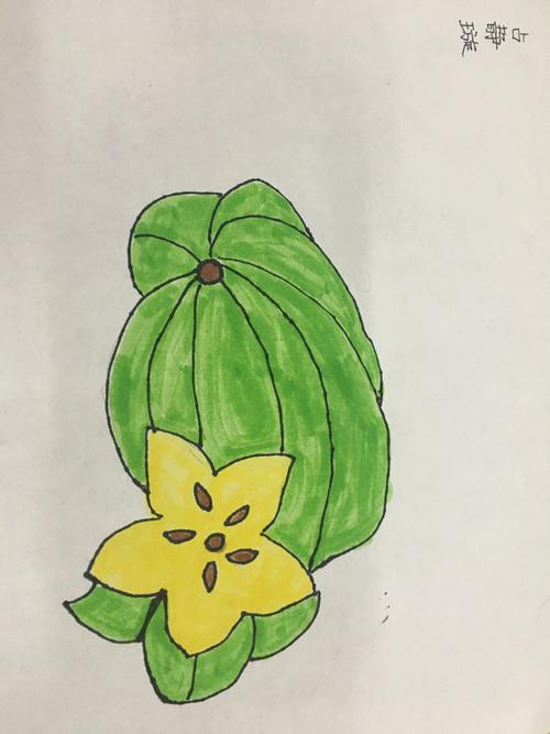 画杨桃