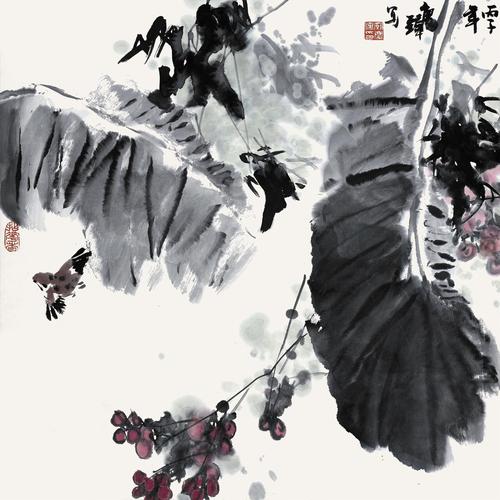 安庆臻(b.1941) 花鸟