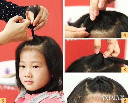 小女孩头发短怎么扎? 5种简单步骤你知道吗