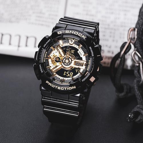 卡西欧gshock系列黑武士情侣电子运动手表男女ga1101b日韩腕表
