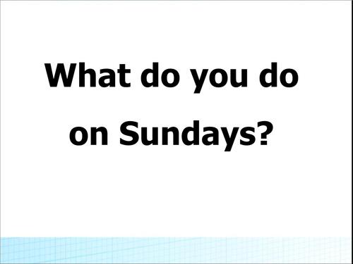 外研社三年级下 m6u1 what do you do on sundays.ppt