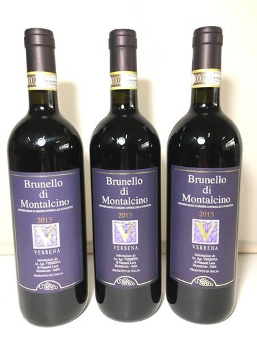 2013 verbena brunello di montalcino docg, - tuscany - 3 bottle
