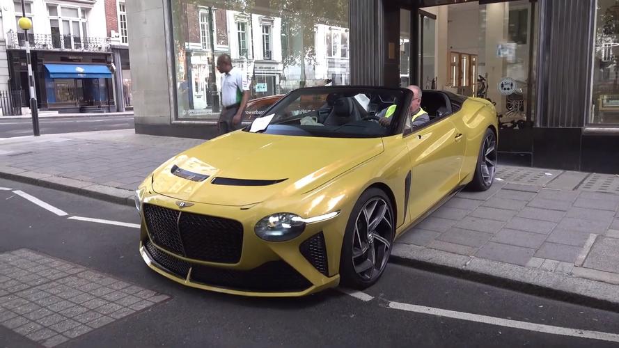 宾利有钱你也买不到全球限量12台的宾利bacalar街头实拍