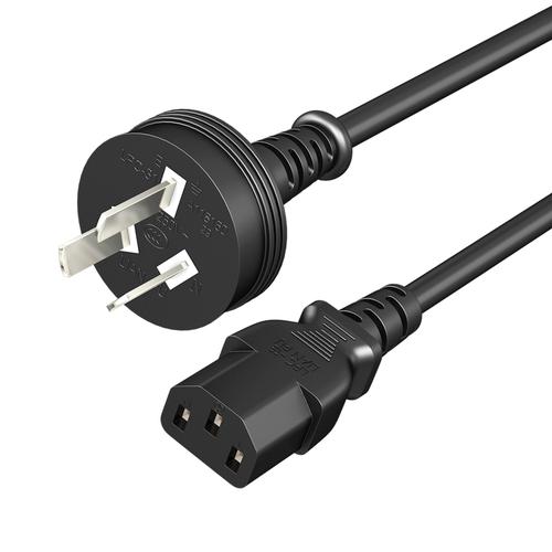 电源线电脑三芯插头主机显示器投影仪电饭煲水壶三孔连接线