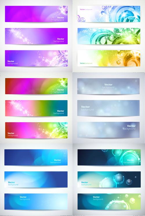 绚丽横幅设计_素材中国sccnn.com