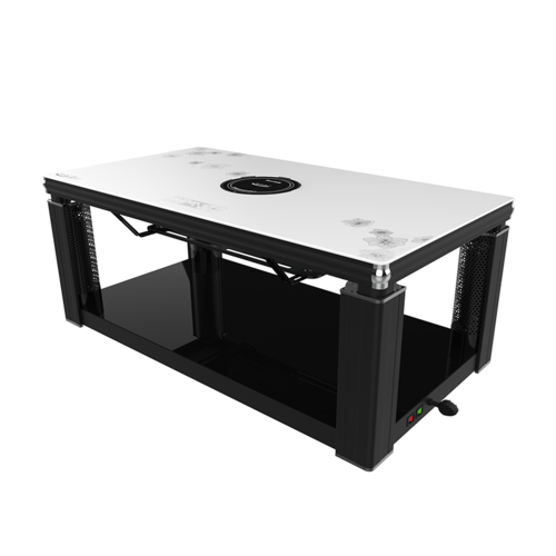 空气净化能量石佳幕斯柚木150805674cm取暖茶几家用取暖器烤火桌视频