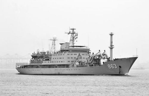 现为863永兴岛船,舷号曾用过j506,远望3号,南救506,于1980年1月服役