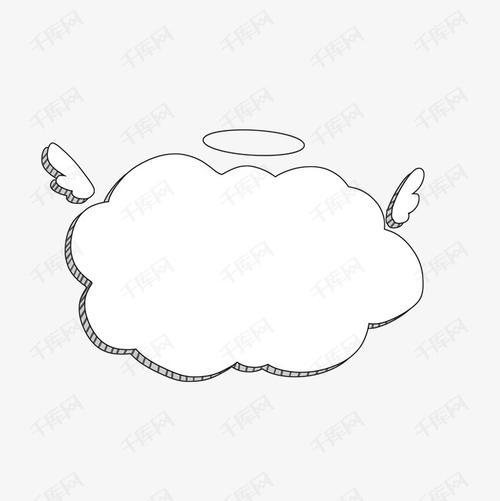 可爱聊天框简笔画