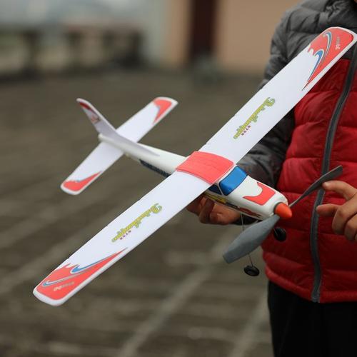 红雀橡筋动力飞机橡皮筋滑翔机拼装模型青少年航模比赛专用器材
