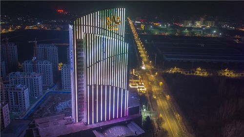 枣庄市昂立大厦夜景亮化2021神灯奖申报工程