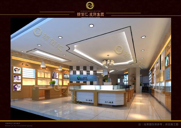 成都眼镜展柜设计装修眼镜店效果图河南锦佰汇