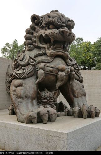 石雕狮子神兽高清图片下载_红动中国