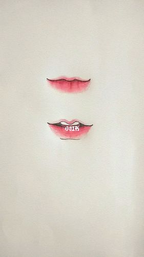 画古风嘴唇_古风_绘画_画画_文化_绘画