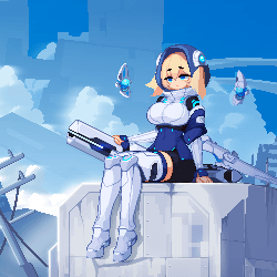 《wallpaper engine》艾拉 - 废墟之城像素风动态壁纸