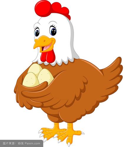 母鸡卡通形象图片