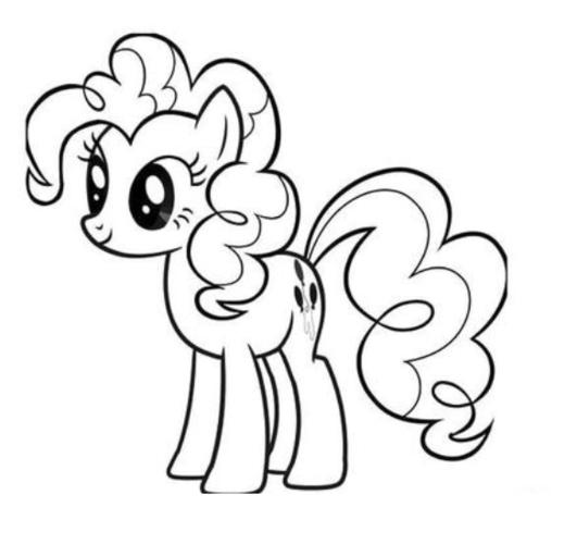 简笔画 |小马宝莉简笔画线稿素材