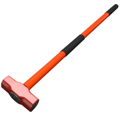 柄钢头锤八角大锤消防锤铁锤 8斤