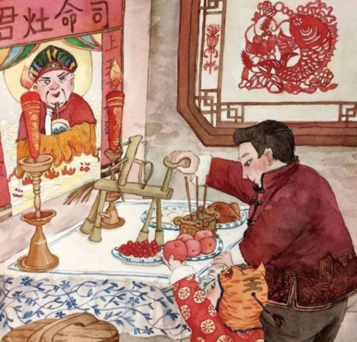 过小年·一起送灶神