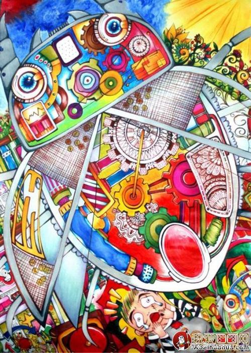 儿童科学幻想画精选