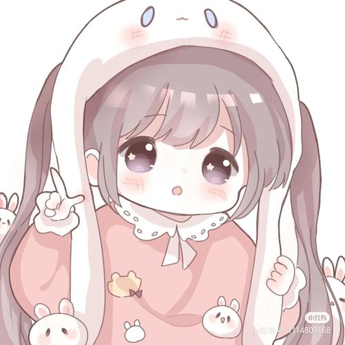 呆萌可爱的小女孩