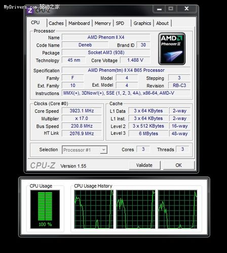 amd处理器三弹连发 新旗舰六核心x6 1100t实测