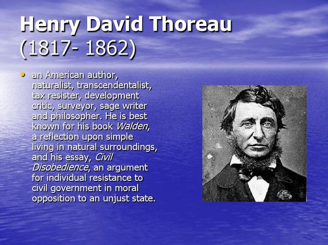 henry david thoreauppt