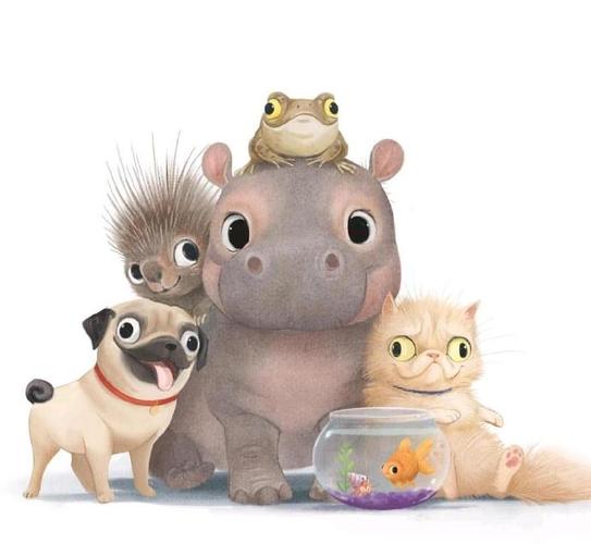 呆萌可爱的小动物