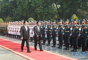 柬埔寨首相洪森访问越南