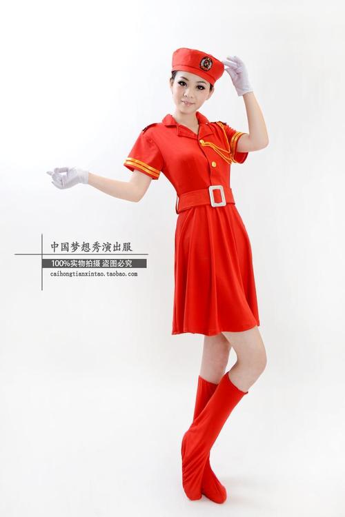 军旅演出服装舞台女兵表演服 娘子军迷彩裙广场舞军鼓