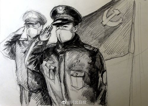秦皇岛民警手绘热血漫画记录身边的抗"疫"身影