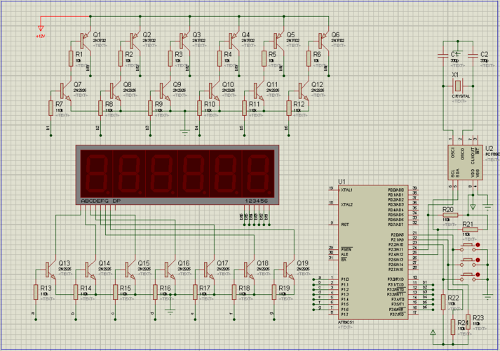 12v的数码管和单片机怎么连接?