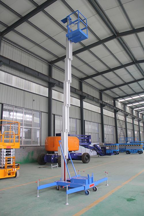 单柱4米6米8米铝合金升降机 小型载人室内升降机 检修