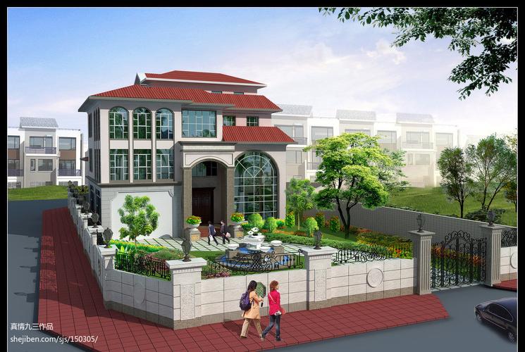 带院子别墅设计案例1383446