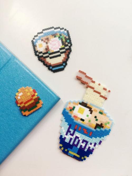 手工拼豆y饮品食物吃货