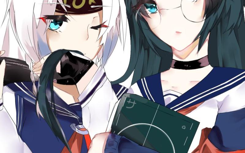 【绘画/】 《碧蓝航线》 二航战上色(都是我哒!她们超可爱