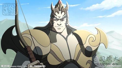 三国演义动画版人物,三国演义动画版赵云图片; 吕布