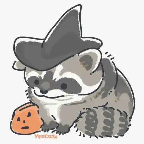 q版浣熊作品欣赏!|小动物_网易订阅