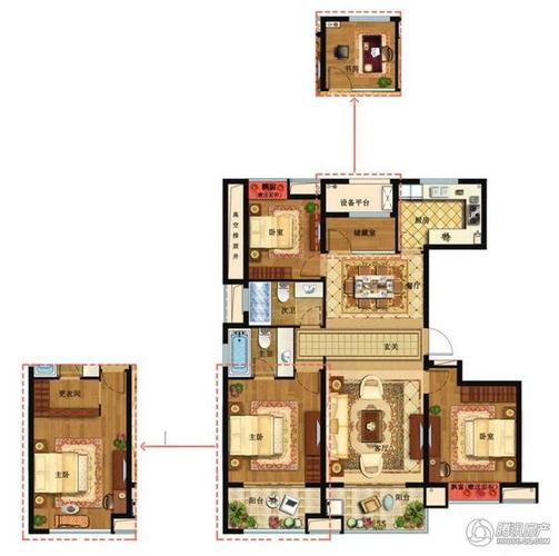 > 铂悦府户型图