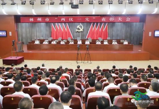 林州市举行两优一先表彰大会