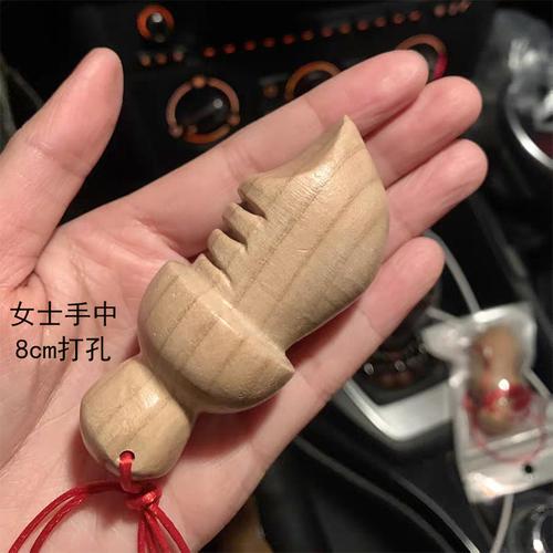 桃木抖音木剑小李肥刀同款小肥刀小胖刀手工挂件木雕