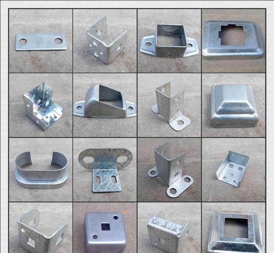 固定座组装铁质栏杆铸铝连接件外卡 32 立柱方接头锌钢阳台护栏配件