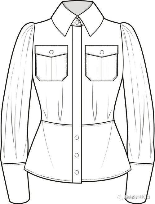 服装款式图的作用主要体现在以下几个方面