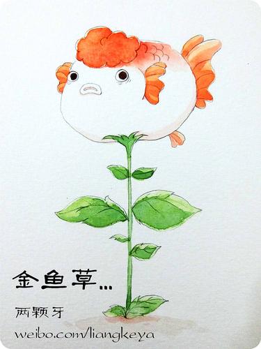 【水彩练习】金鱼草