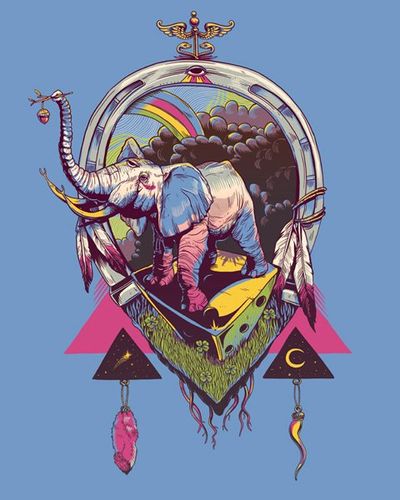 julia怪诞风格插画欣赏2