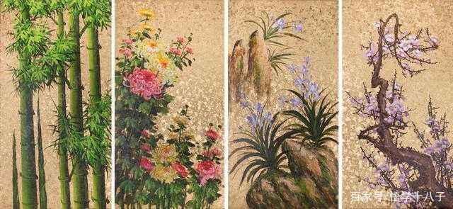 四君子:梅兰竹菊