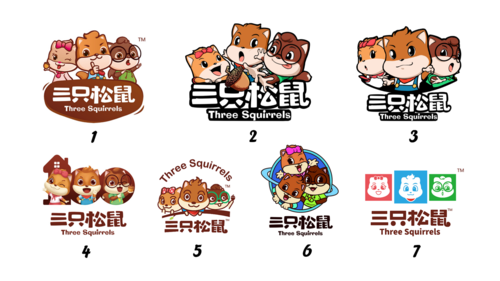 三只松鼠vi调整——【换个logo试一试】