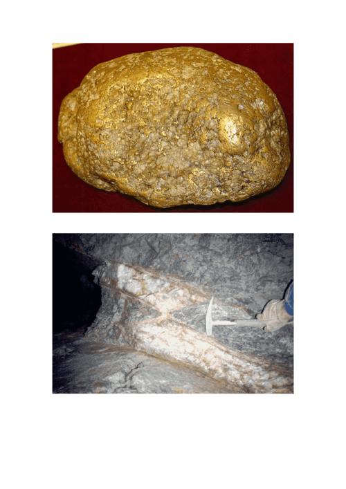 各种金矿矿石图片