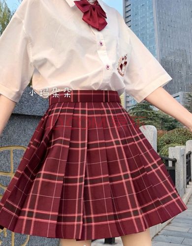 【裙子 领结】制服馆jk制服裙百褶裙格裙短裙沙华jk